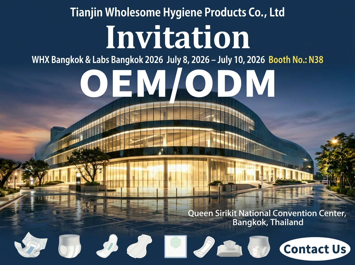 Meet Wholesome Hygiene at WHX Bangkok 2026 | OEM/ODM Hygiene Manufacturer